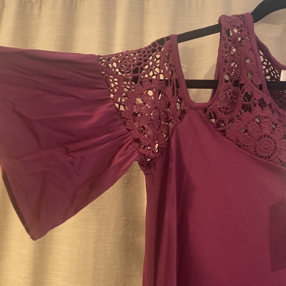 NWT Cupio Cold Shoulder Midi Dress size L - Picture 2 of 5